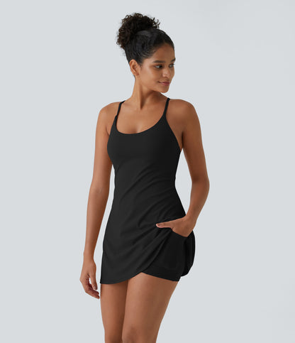 Easy Peezy Plush Backless Dress